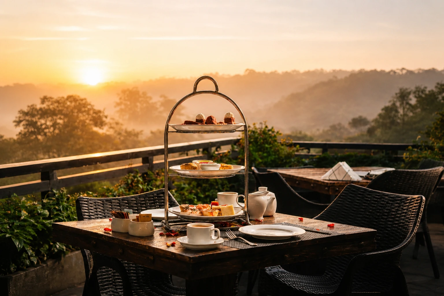 High Tea on the Lawn at Hotel Glendower
